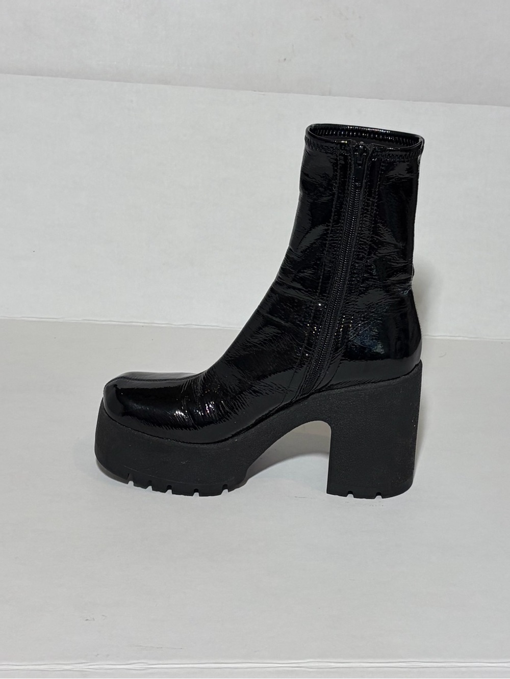 Jeffrey Campbelll Platform Square Toe Boots - Picture 2 of 11